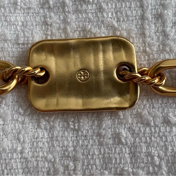 Tory Burch Roxanne Gold Logo Chain Bracelet - Picture 3 of 5